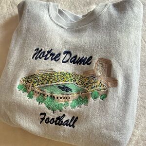 Notre Dame Football Sweatshirt one-of-a-kind